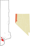 Washoe County Nevada Incorporated and Unincorporated areas Reno Highlighted